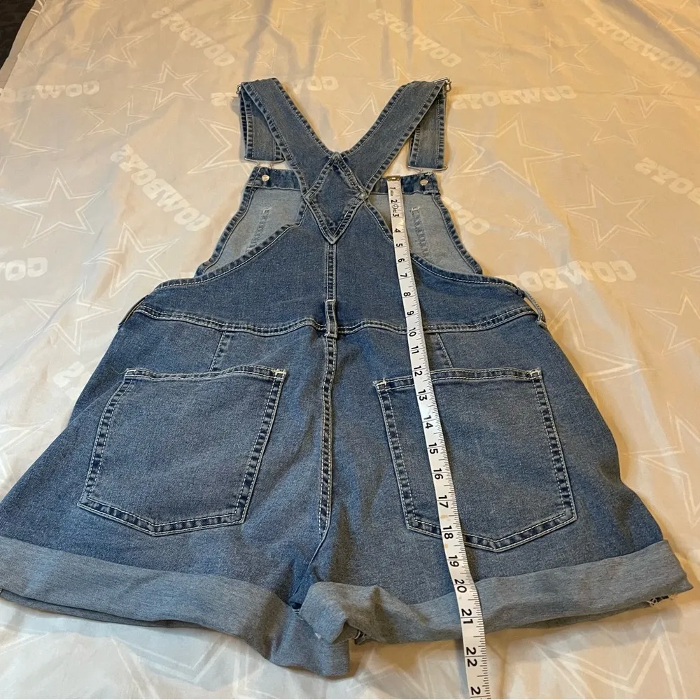 Women’s No Boundaries Light Blue Denim Overalls - Image 9