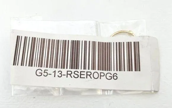 New  Scattered Opal Gold Tone Serena Stacking Ring Size 6 - Image 14