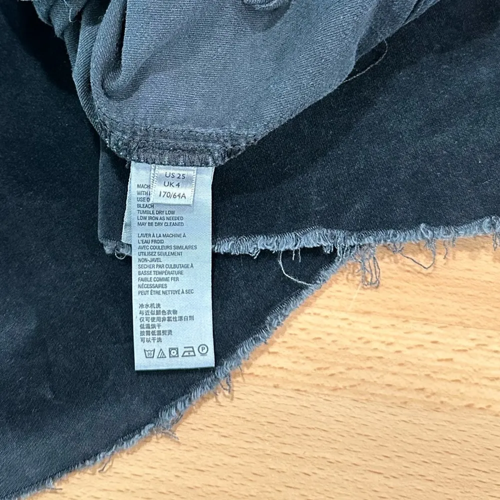 Just Float On Velvet Flare Jeans Size 25 Dark Gray Bohemian Hippie - Image 7