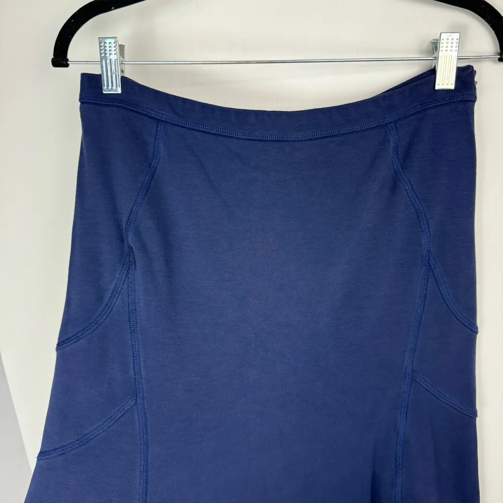 Love Moschino Jersey Knit Skirt Sz 6 Navy Blue - Image 12