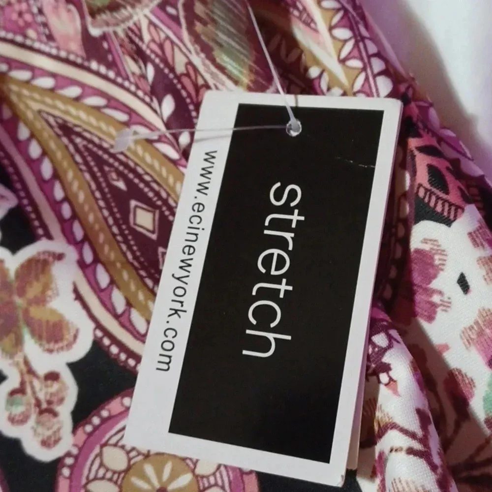 Eci Paisley fitted dress with LaceNWT - Image 6