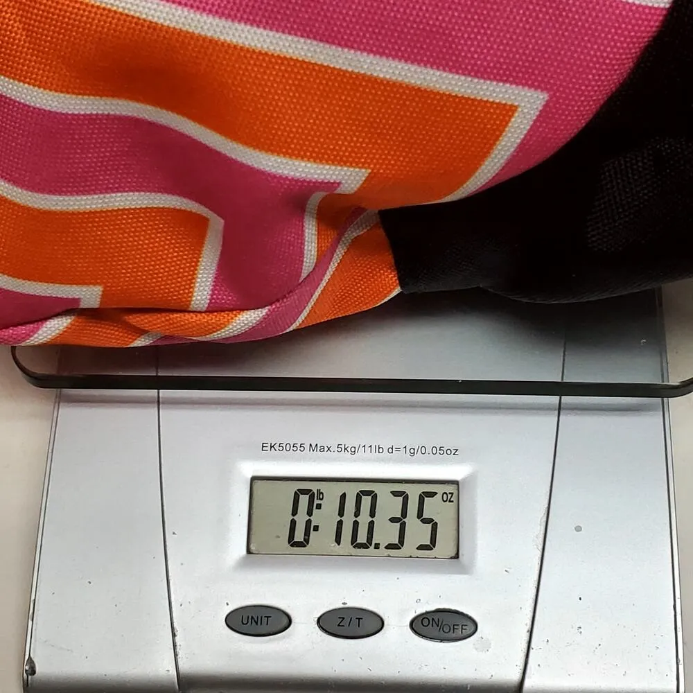 Wildkin Pink and Orange Stripe Overnight Duffle Zig Zag Pink Orange 20" x 10" - Image 8