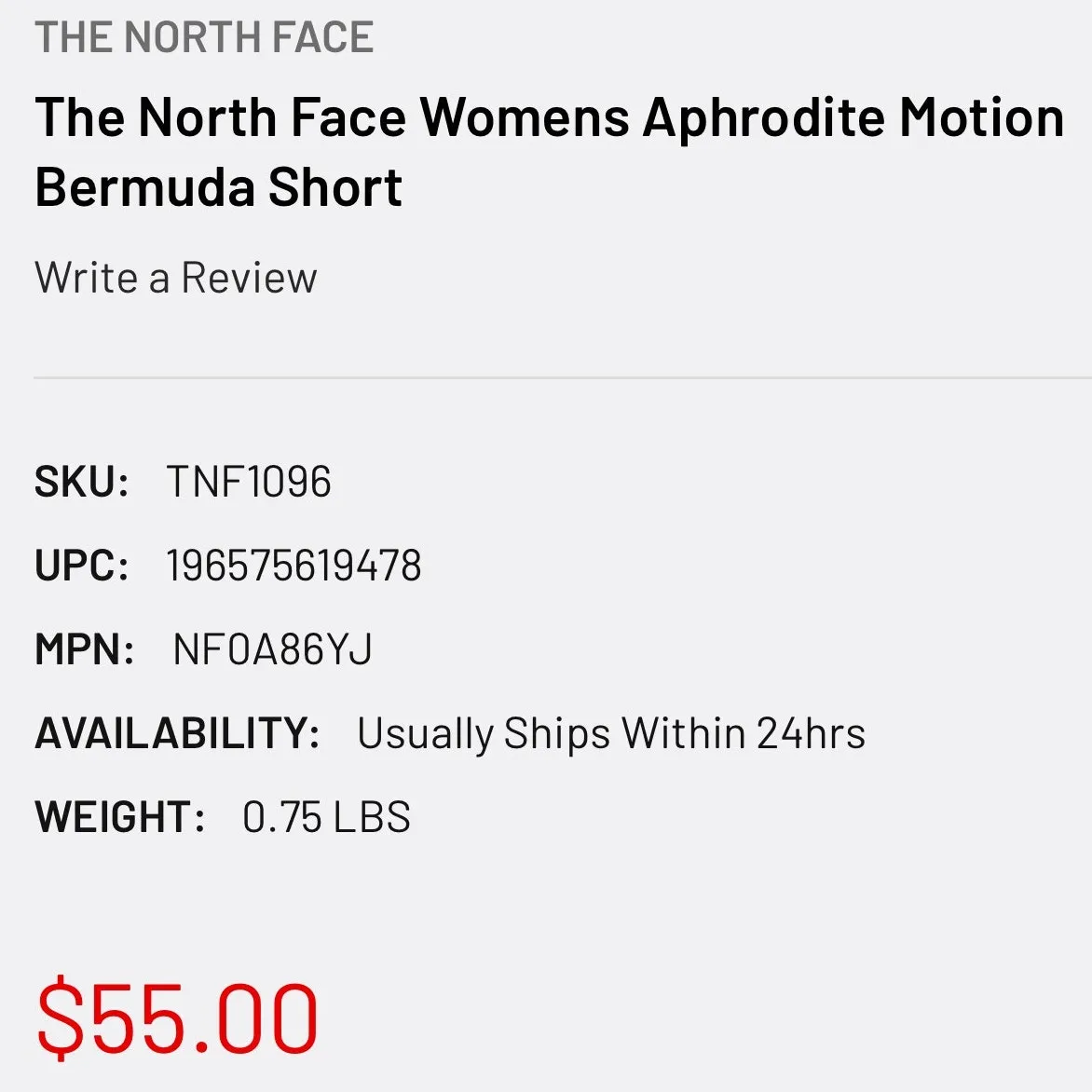 NWT! North Face Hiking Workout Activewear Bermuda Shorts - Size Small - Image 8