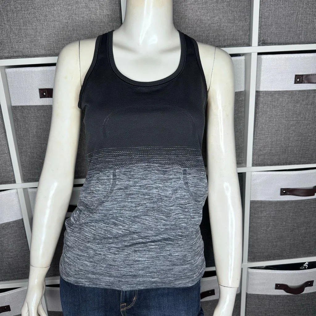 Lululemon Swiftly Tech Racerback White / Black Size 6 - Image 3