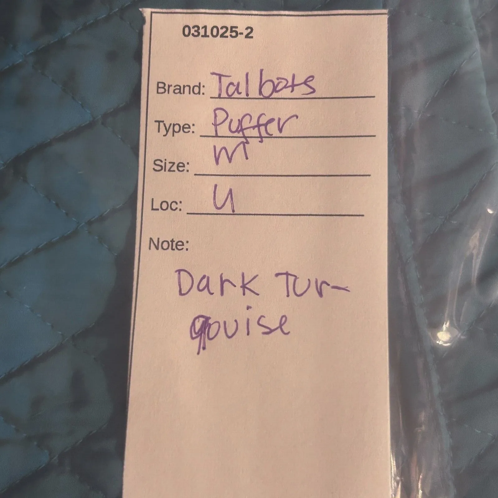 Talbots ‎ Puffer Vest Medium Blue Quilted Gorpcore - Image 10