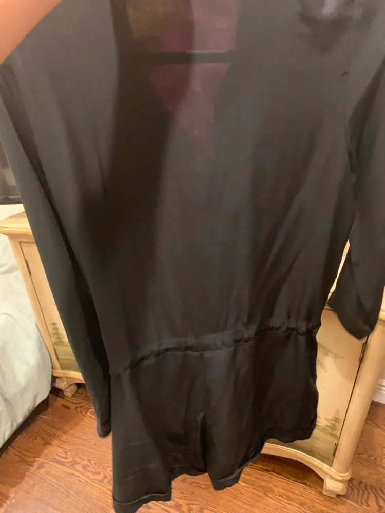 Black Long Sleeve Romper - Image 4