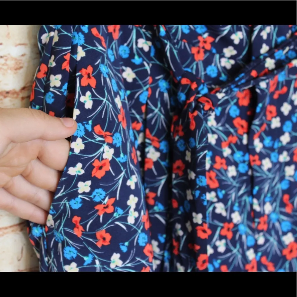 Attention | Mini Floral Culottes Wide Leg Cropped - Image 6