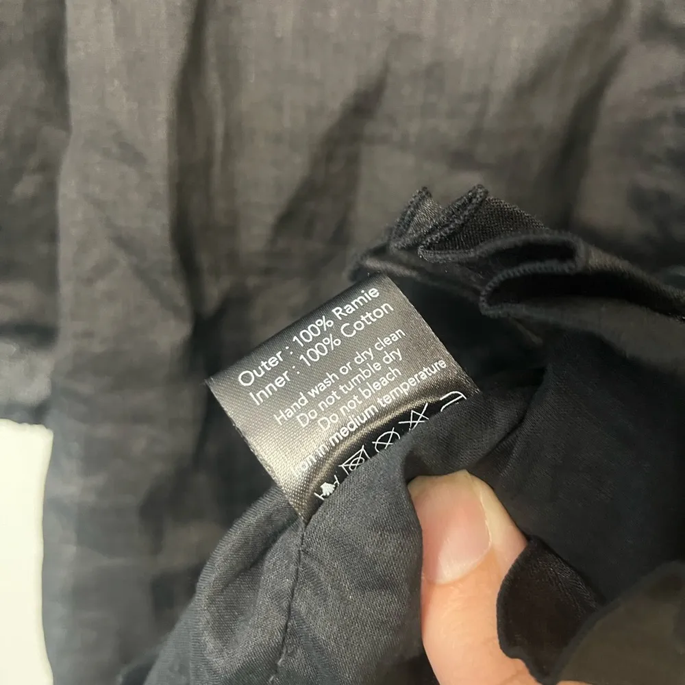 Lu•ciee Valerie Ramie Shirt black eco - Image 9