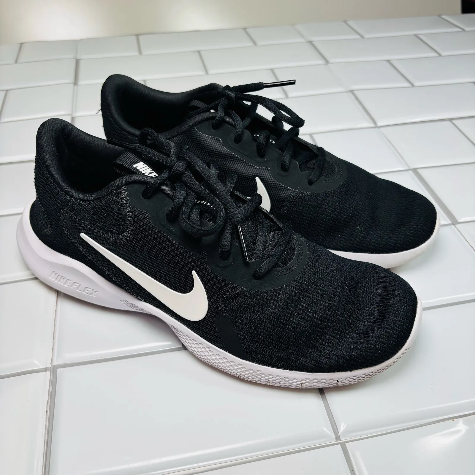 Nike Womens Flex Experience RN 9 'Black' size‎ 8 - Image 2