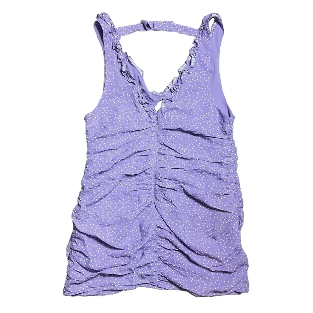 For Love & Lemons Lavender Sleeveless Chelsea Mini Dress US 2X - Image 10