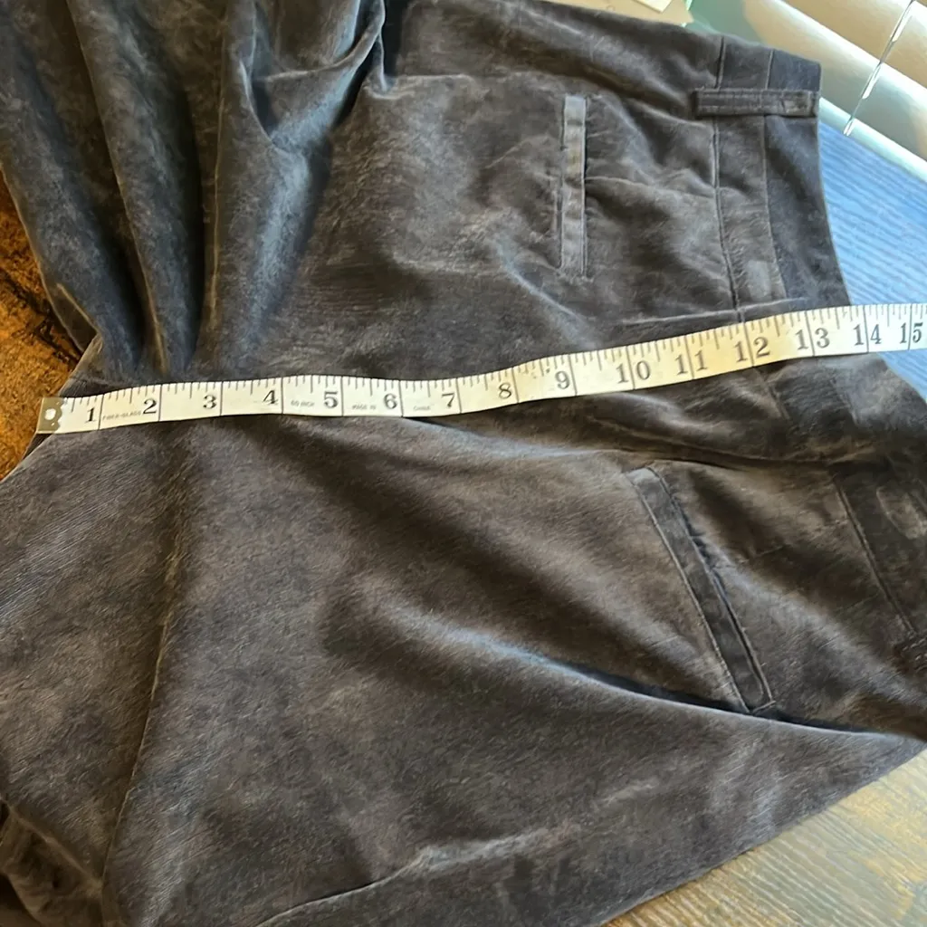 NEW Coldwater creek whisper corduroy trouser Dark Gray almost Black Velvety soft - Image 8