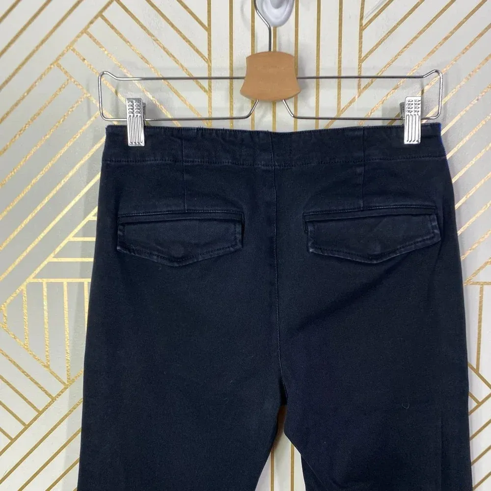 PAM & GELA Leopard Print Racer Stripe Cargo Pants Black Size US 28 - Image 10