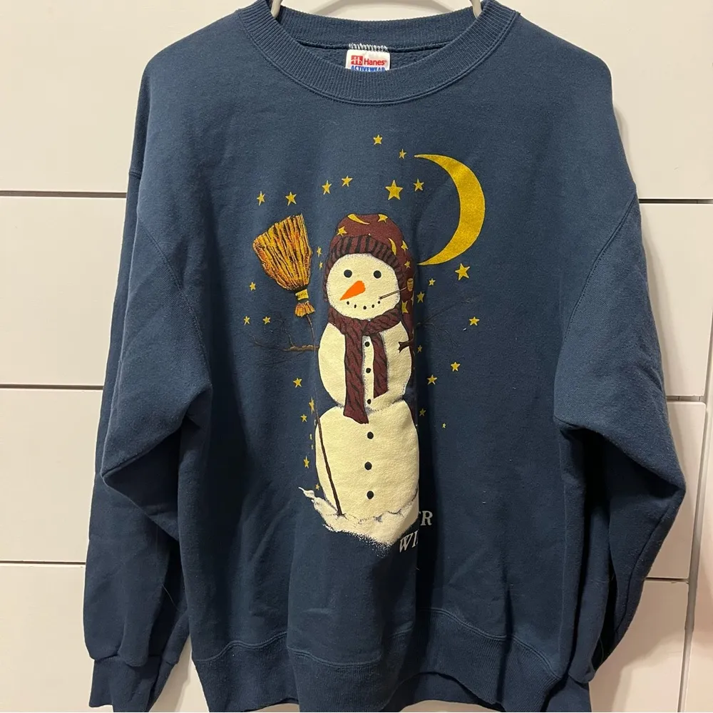 Vintage Christmas Winter Crewneck Size L - Image 2