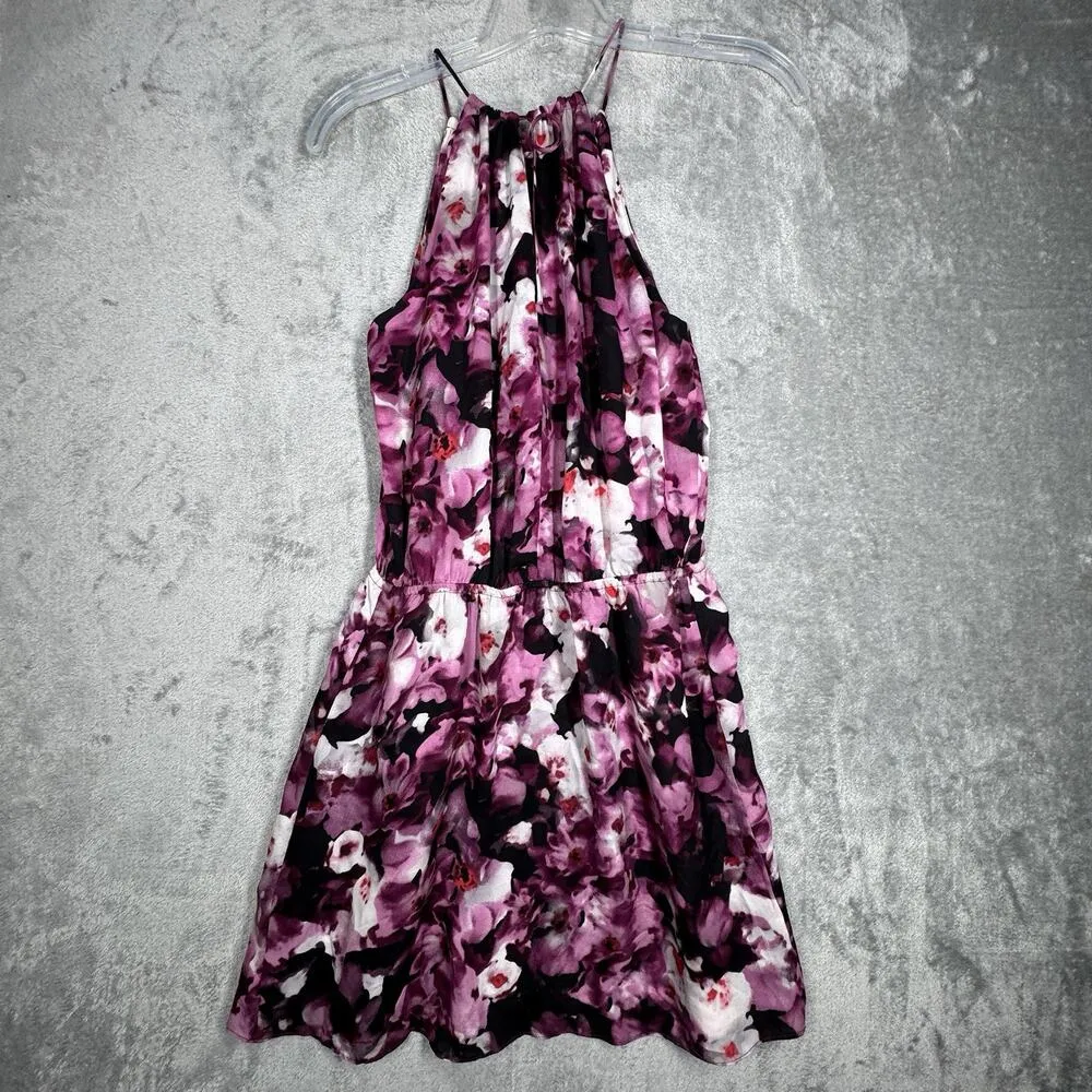 Parker Dress Women Pink White Floral Ruffle Feminine Mini Dress Bohemian Cottage - Image 2