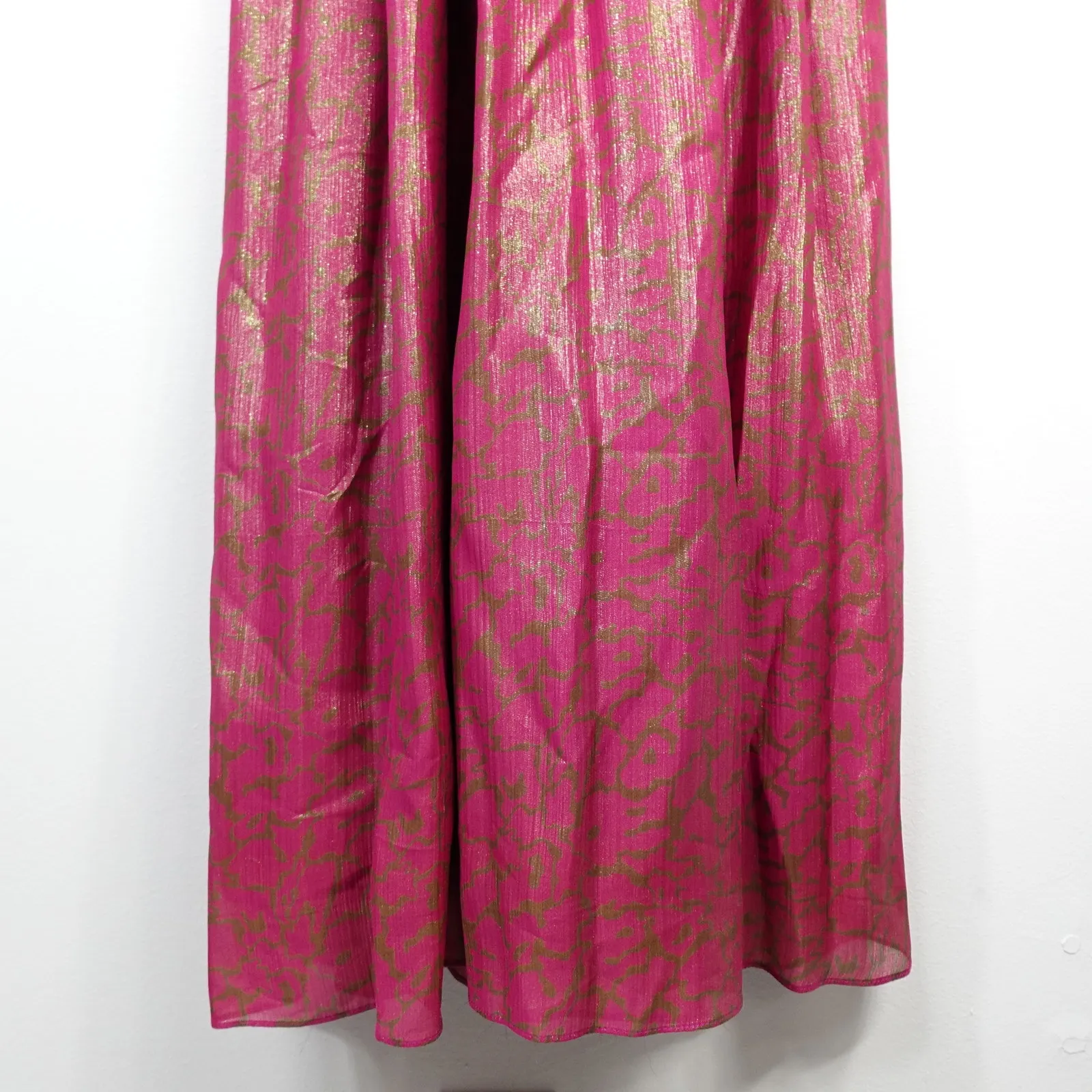 Rickie Freeman for Teri Jon Vintage 70s 80s Cocktail Dress Pink Size 6 - Image 7