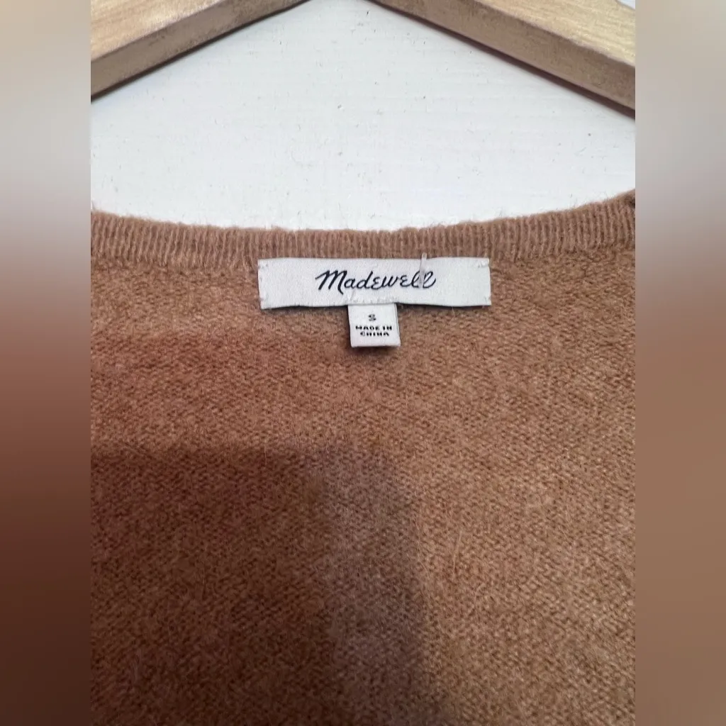 Madewell Cozy Walker  Women's Merino Wool Open-Front Sweater - Image 9