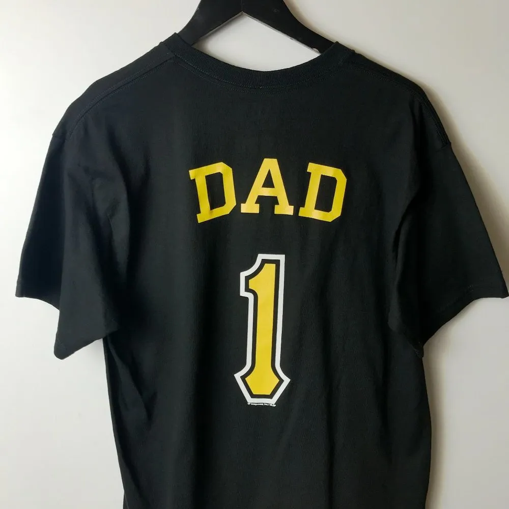 NEW Pittsburgh Pirates Dad 1 T Shirt Black Large L MLB Graphic Tee 100% Cotton - Image 14