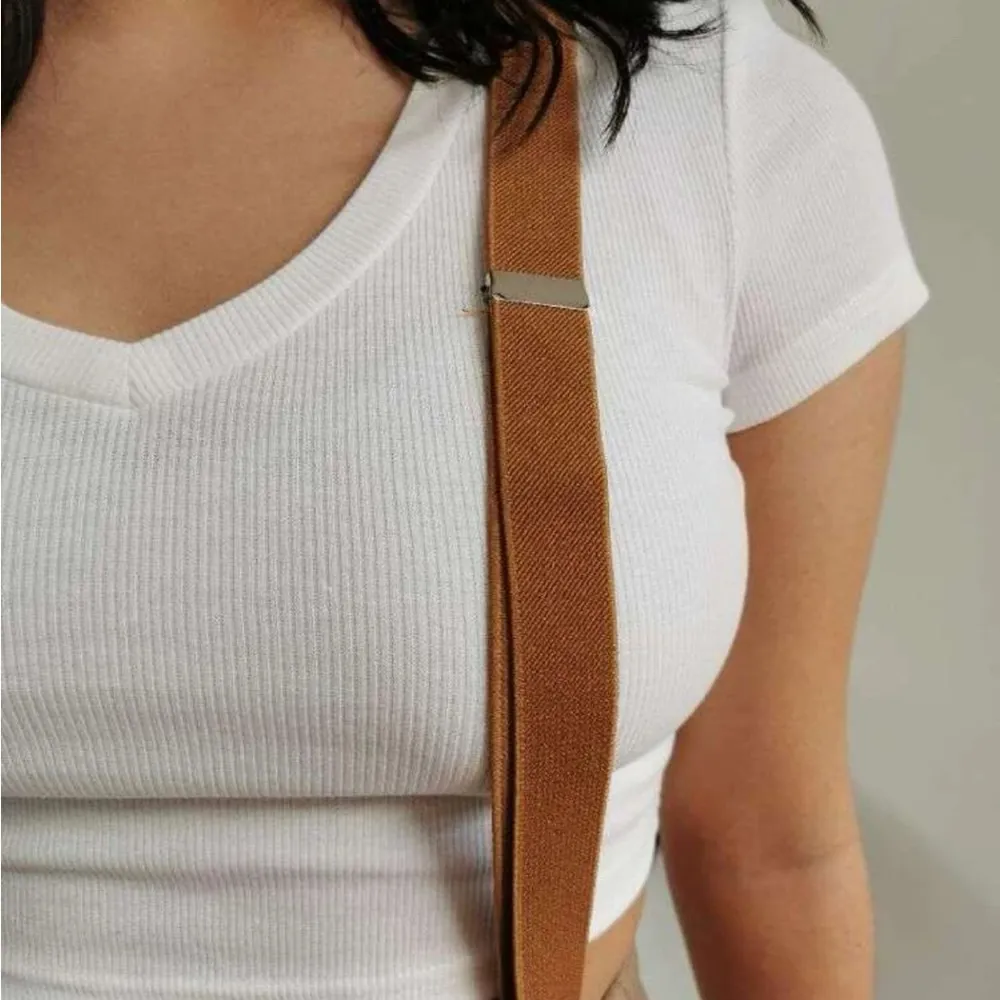 Brown Harness Suspenders Unisex Steampunk - Image 9