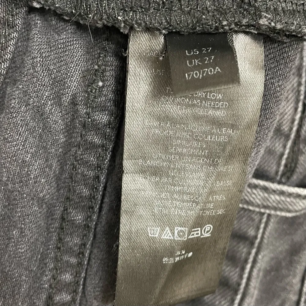 Free People We The Free Maggie Jean Shorts Montero Black Destroyed Wash Size 27 - Image 10