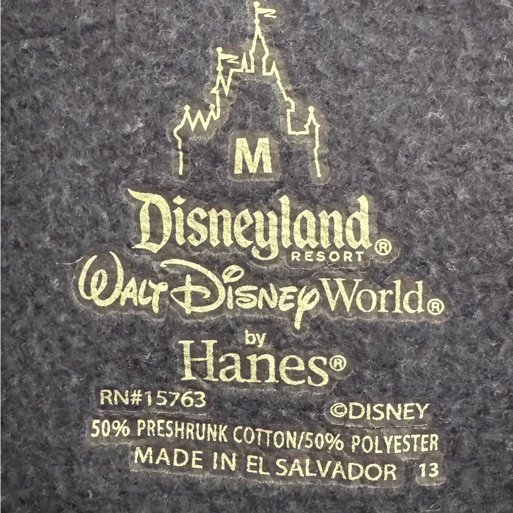 Disney X Hanes Disneyland Resort navy blue Established 1955 Mickey sweatshirt M - Image 5