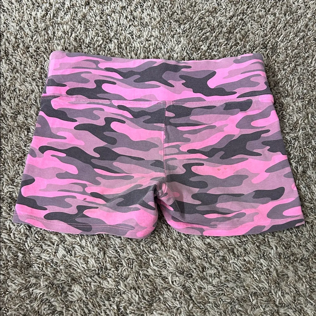 Pink Victoria's Secret Y2K Pink Camouflage Shorts Sz XS - Image 13