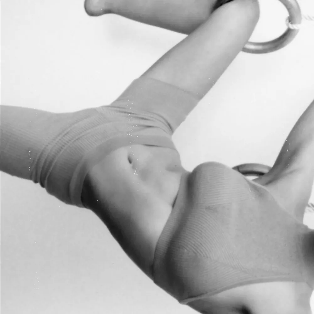 Zara SEAMLESS Knit BIKE SHORTS Pink Size M NEW - Image 3