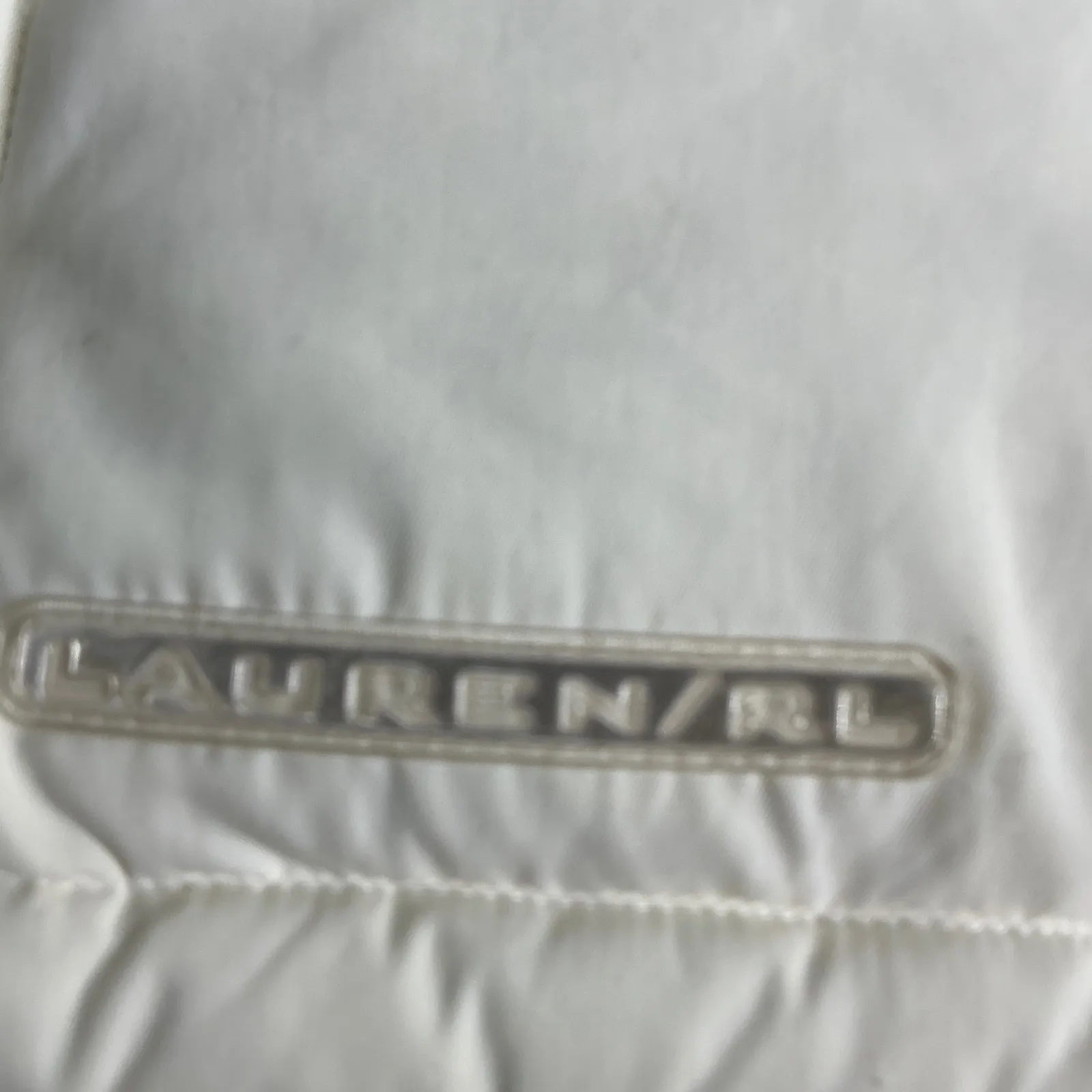 Lauren Ralph Lauren Puffer Jacket Women's P/M Cream Minimalist Quiet Luxury - Image 8