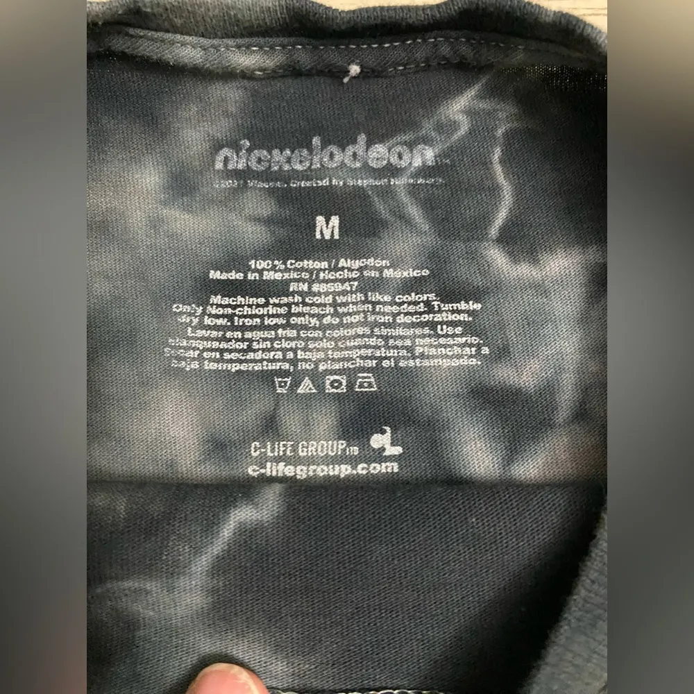 Nickelodeon Sponge Bob Tie-Dyed T-Shirt - Image 4