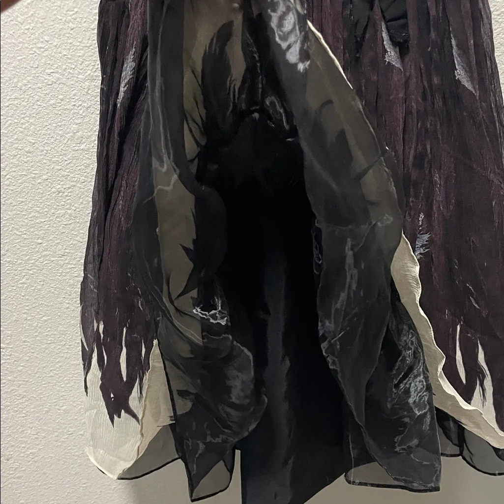 Tracy Reese Elegant Black and Cream Women's Dress - Image 9