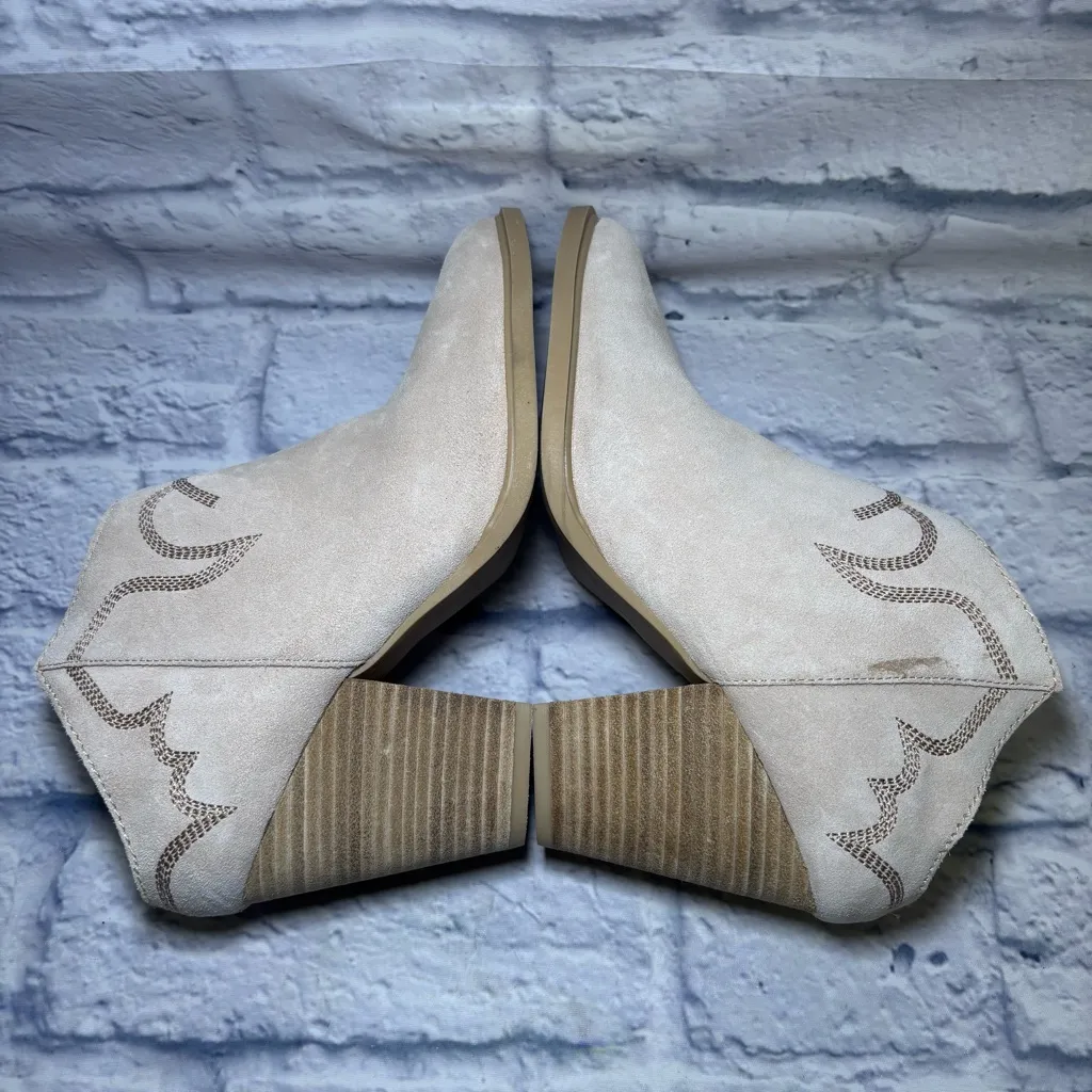 dolce vita Sola Western Bootie DV FOOTWEAR dune suede womens size 7.5 - Image 11