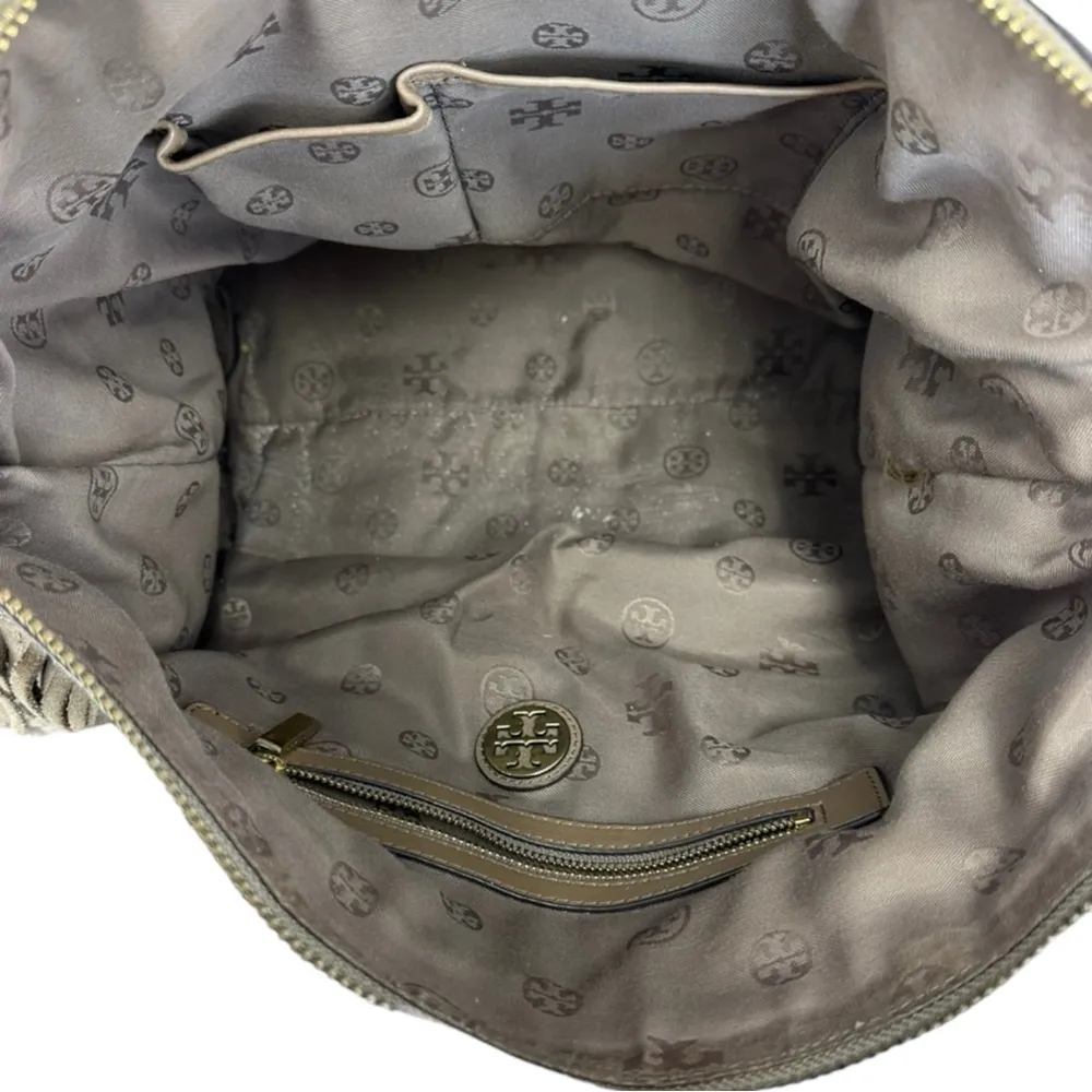 Tory Burch Brown Suede Fringe Designer Handbag - Image 8