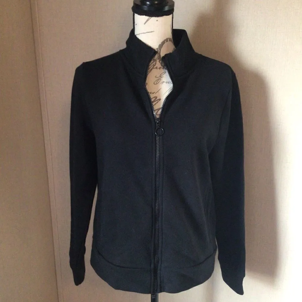 A New Day Zipped Jacket Black Size Medium Long Sleeve NWT - Image 4