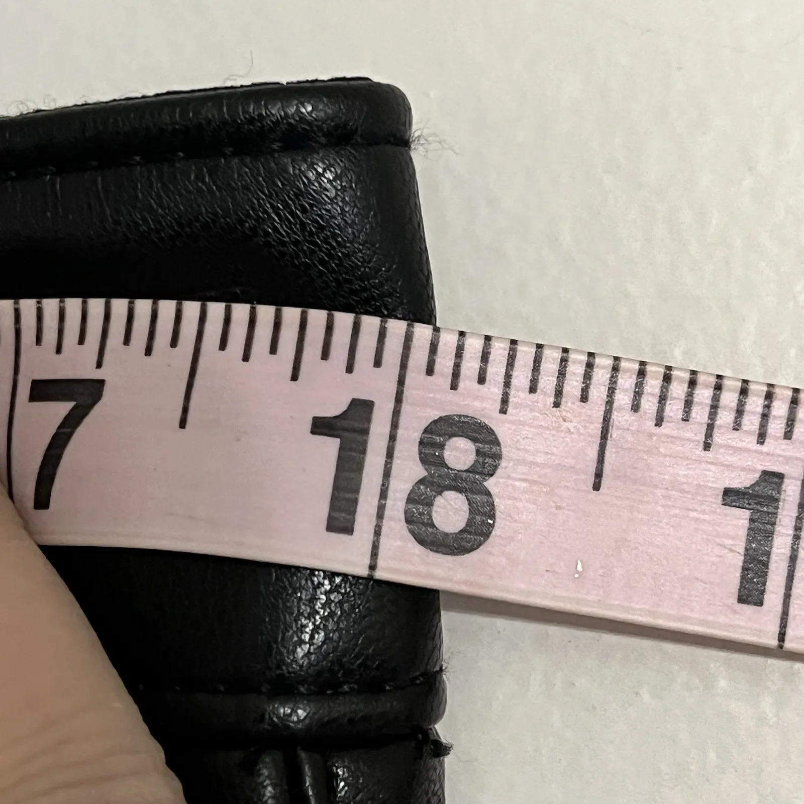 Abercrombie & Fitch Curve Love Vegan Leather 90s Straight Pant Size 33 16 S - Image 6