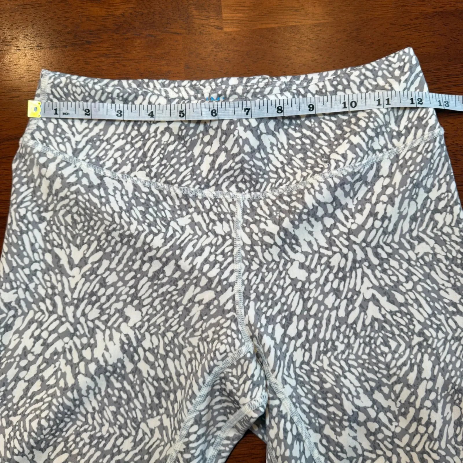 J McLaughlin Libby Leggings Grey Cream Catalina Beatriz‎ Spot Size XS - Image 6