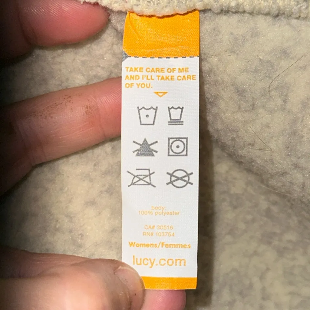 Lucy Hatha Sherpa Vest Large Cozy‎ Teddy Bear Warm Outdoors Tan - Image 12