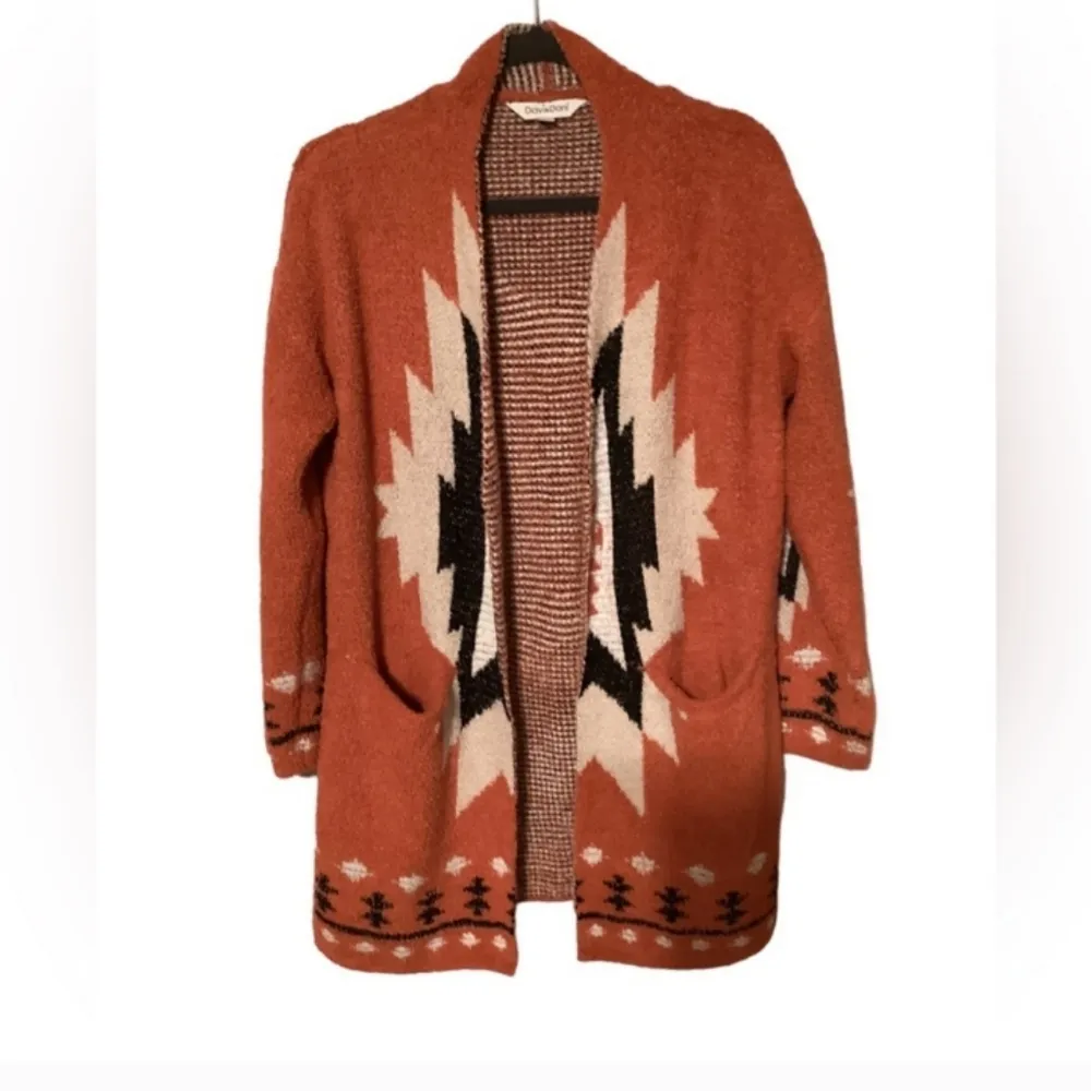 Davi & Dani long open front duster. Size Small - Image 11