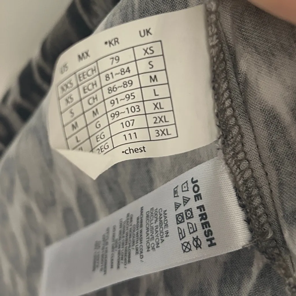 NWOT Animal Print Camisole/Slip, size LG - Image 6