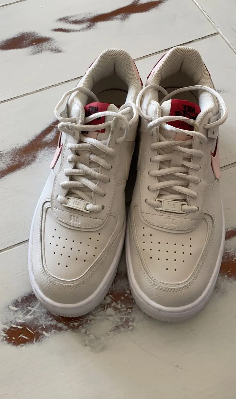 Nike AIR FORCE 1 SHADOW W PHANTOM, ECHO PINK & RED - Image 4