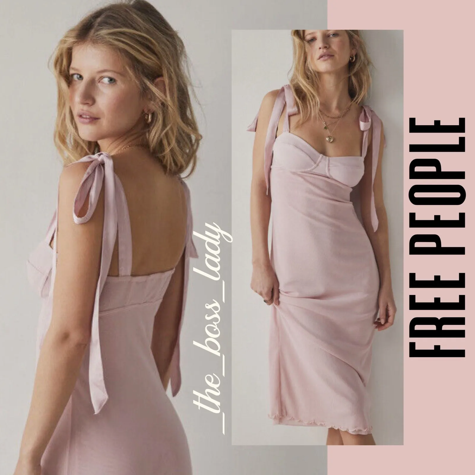 Free People dress midi mesh slip stretchy bodycon lightweight XS - Image 10