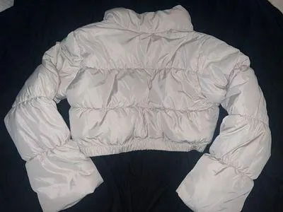 Divided crop puffer jacket - Image 3