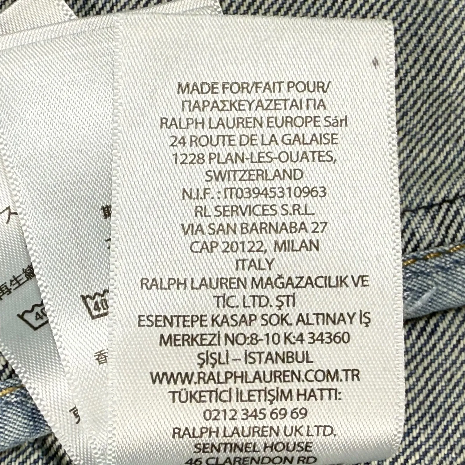 Lauren Ralph Lauren‎ Denim Blazer Jacket City Blue Womens Plus Size 20W - Image 11