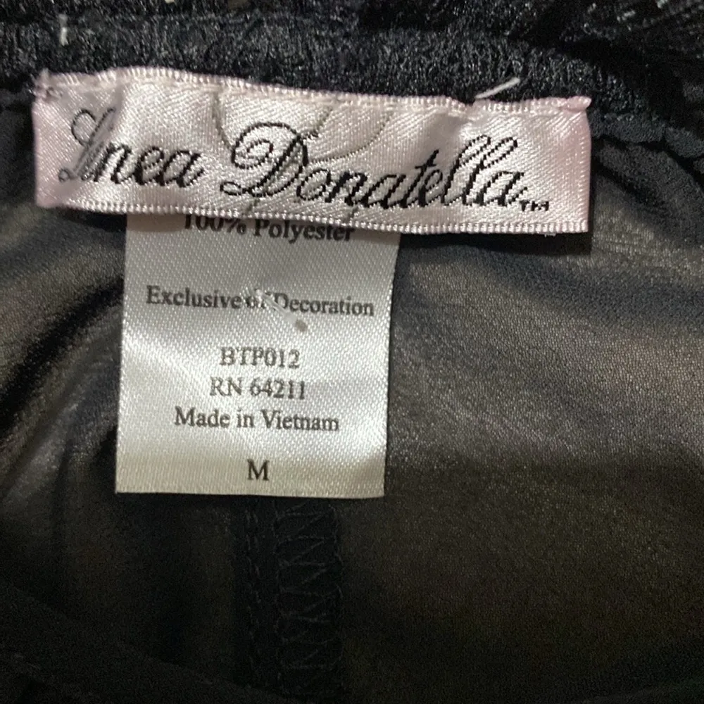 Linea Donatella Sheer Scoop Neck Chemise
Lingerie Nightgown Sz M - Image 9