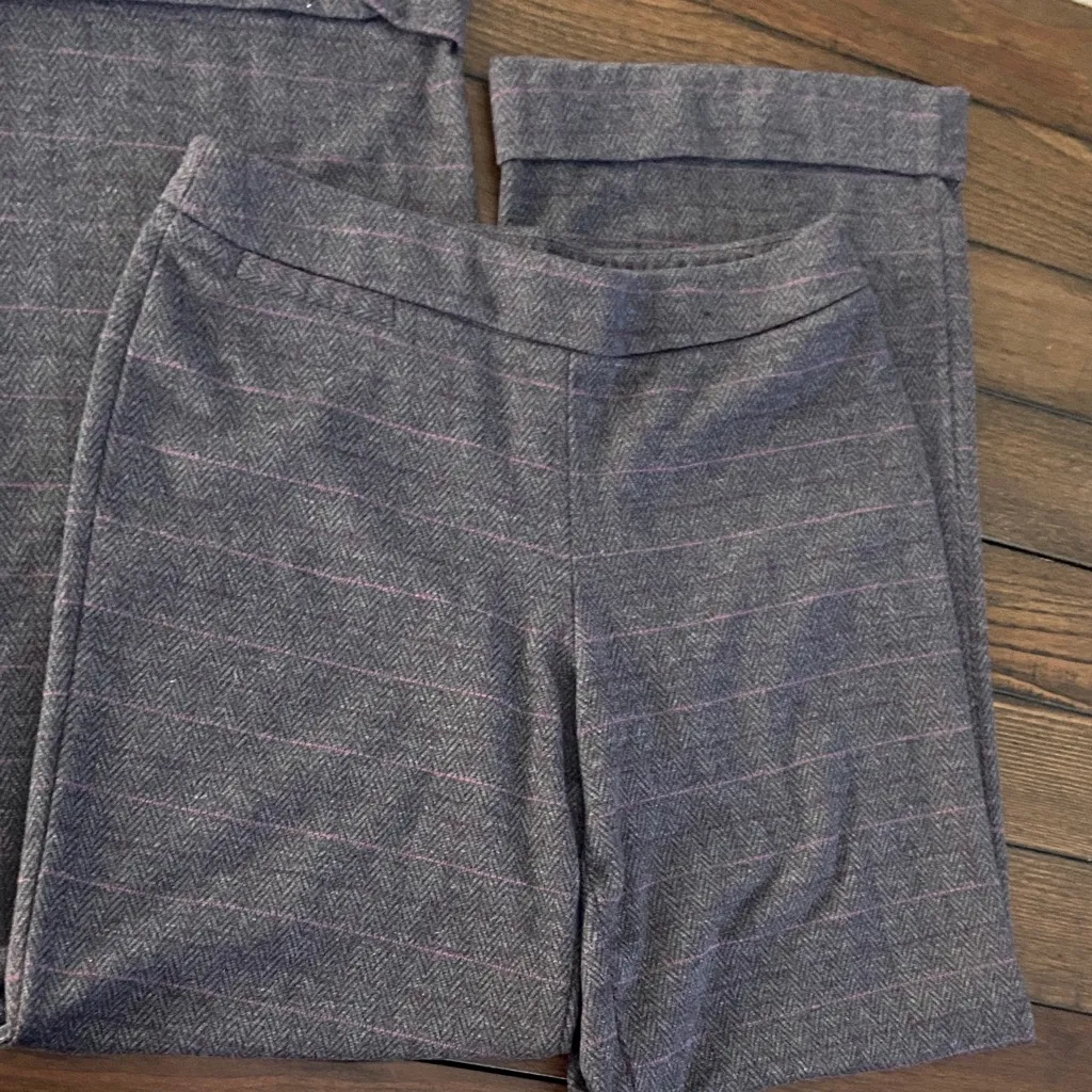 New York & Company Charcoal Wide Leg Pants Gray - Image 7