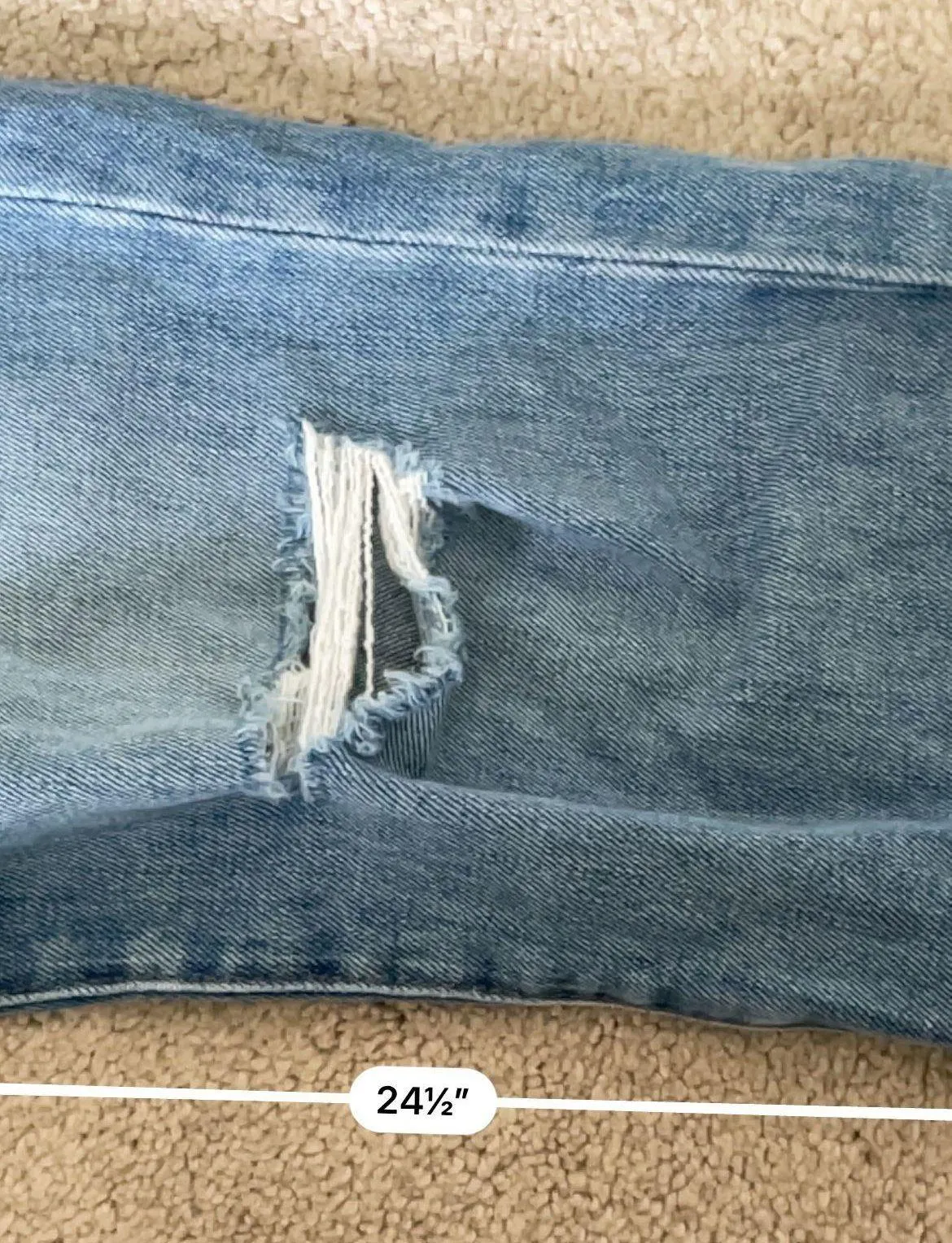 High Rise Slim Boy Jean Size 25 - Image 7