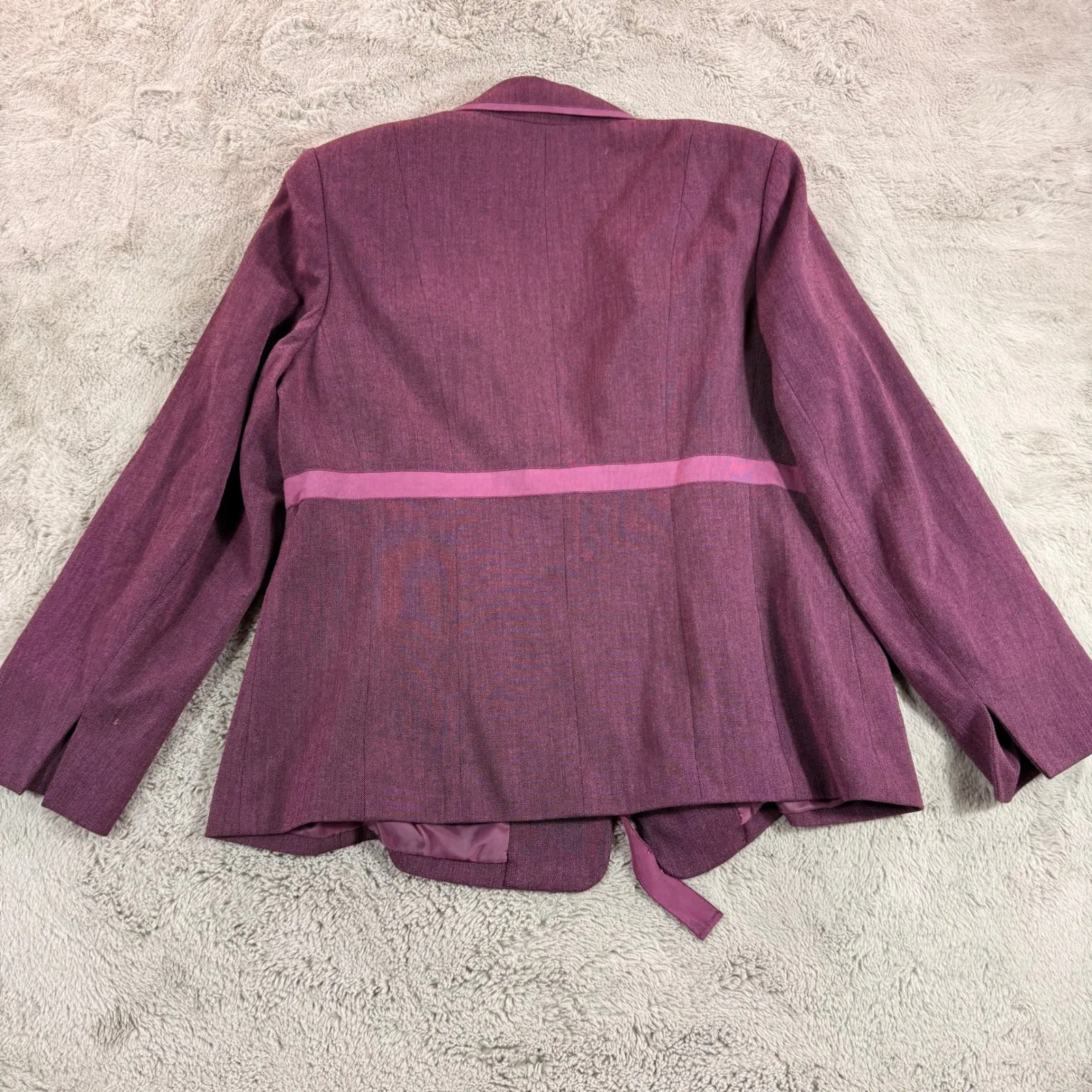 NWT Lane Bryant Women's Purple Blazer Jacket Size 18‎ Career Business Office - Image 6