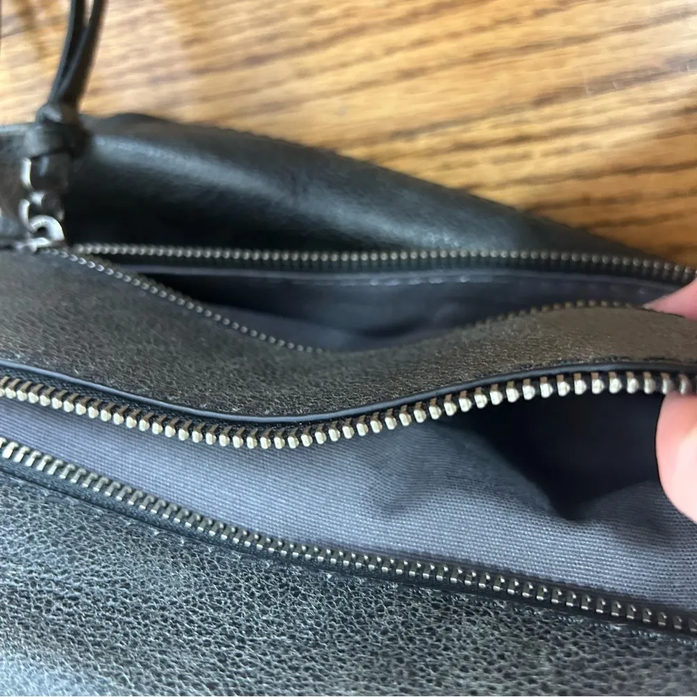 Treasure & Bond Gunmetal Distressed Leather Crossbody Bag - Image 4