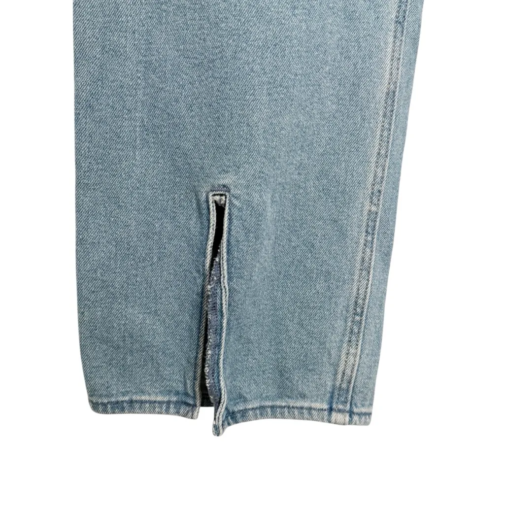 ABERCROMBIE AND FITCH HIGH RISE MOM JEANS WIDE LEG SZ 8 - Image 4