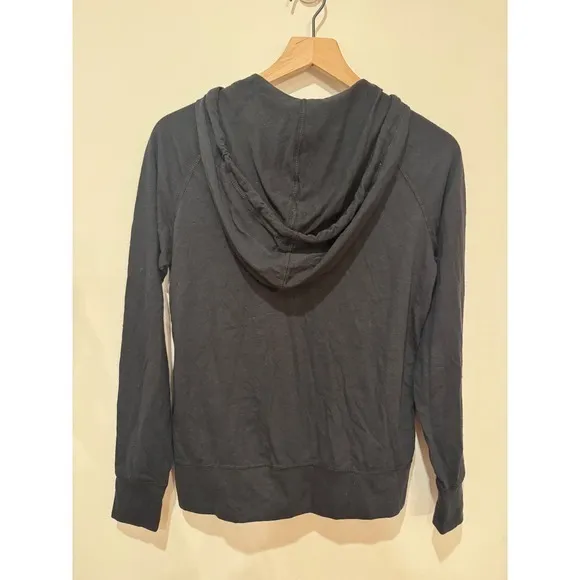 AMERICAN GIANT Black Full Zip Hoodie Lightweight Made in USA Size S - Image 8