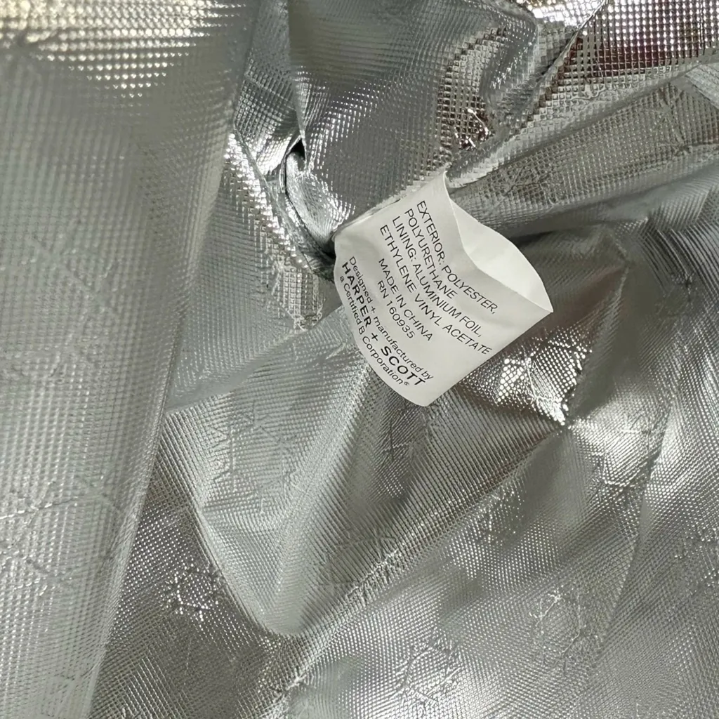 NEW PANERA BREAD Croissant Clutch Bag Brown - Image 11