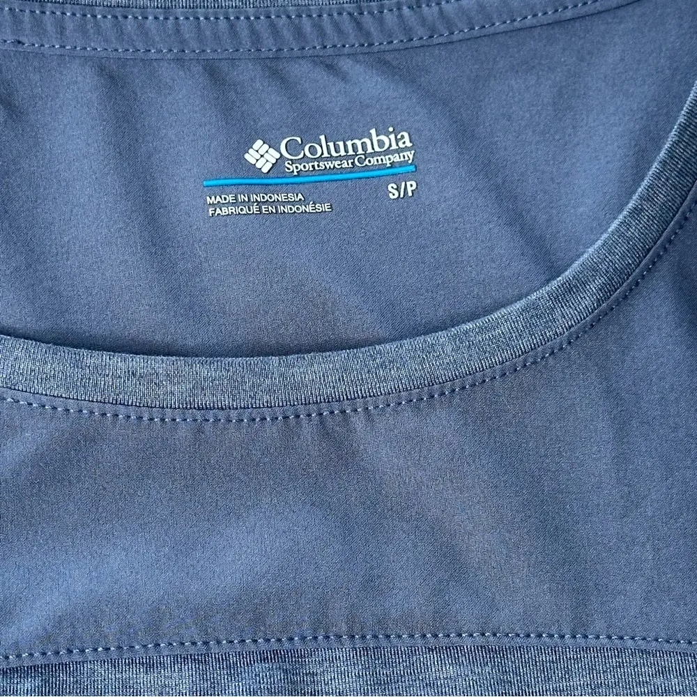 Columbia Womens Place to Place II Dress Size Small Blue Short Sleeve Lightweight - Image 5